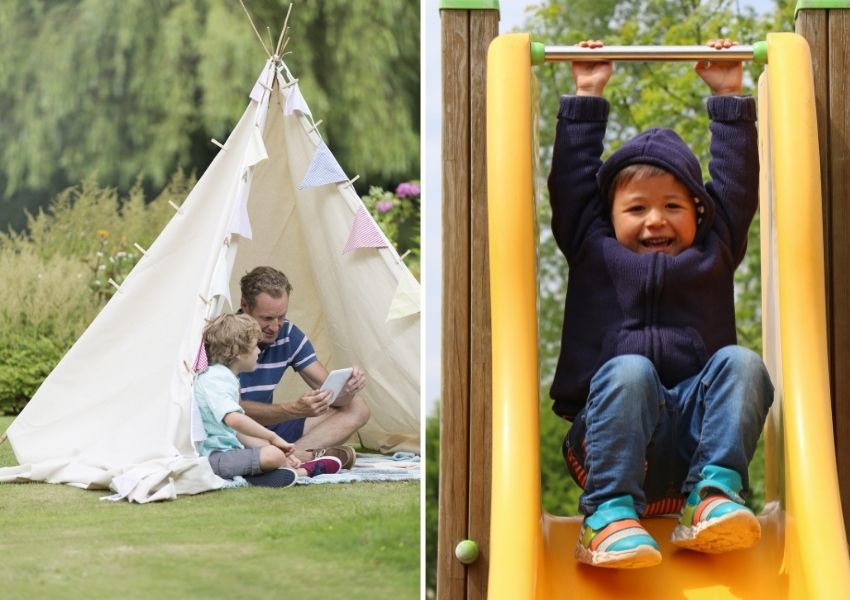 aménager le jardin pour les enfants