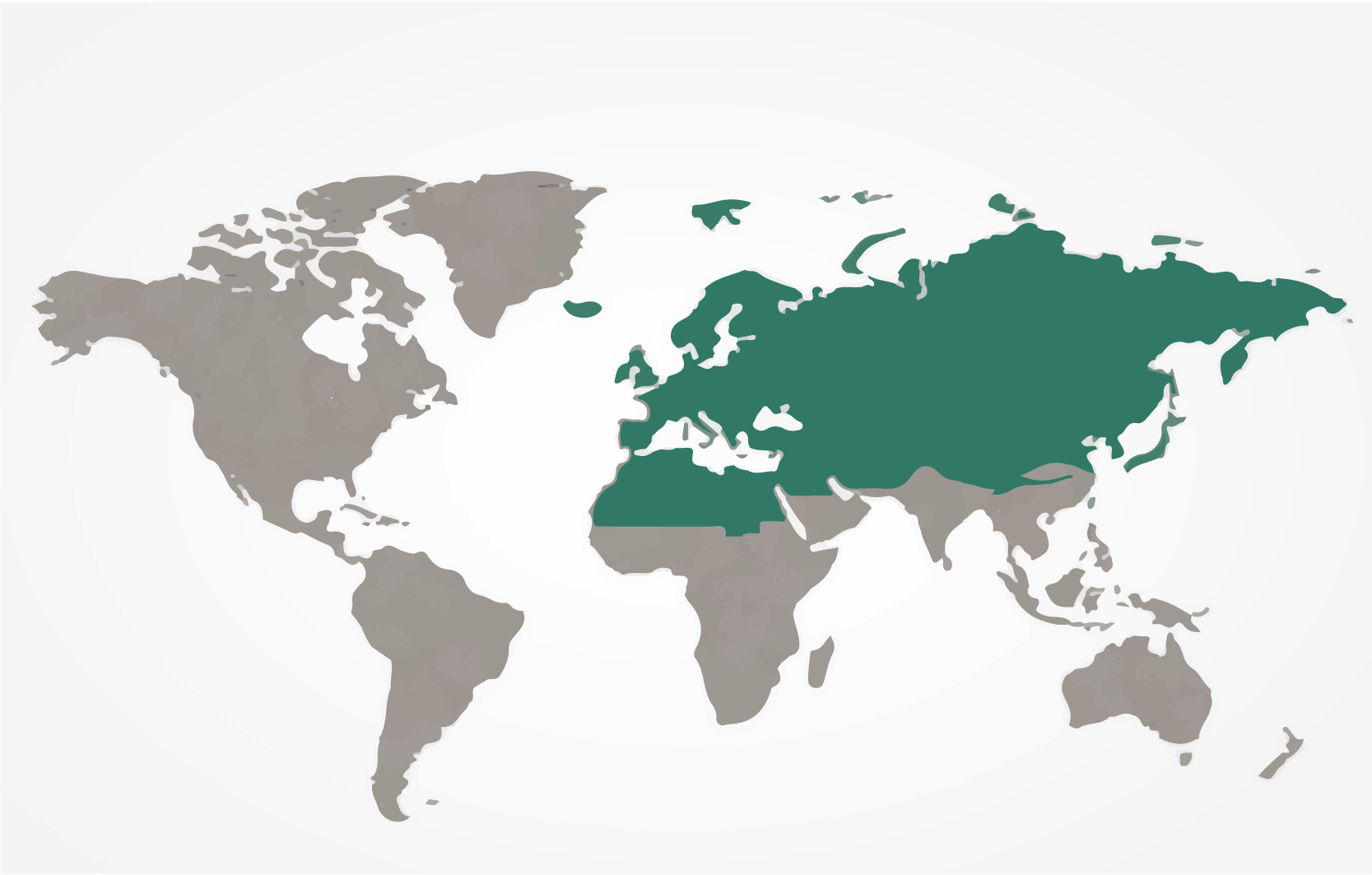 carte du monde avec écozone paléarctique