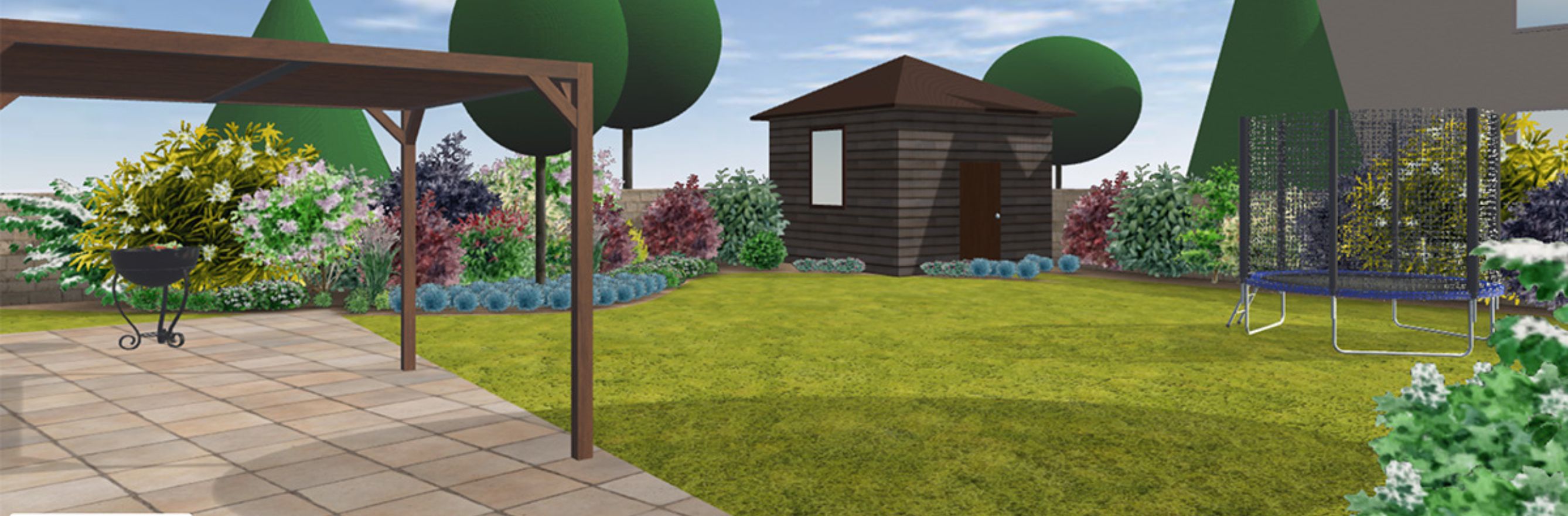 faire plan en 3D de jardin paysager Draw Me A Garden