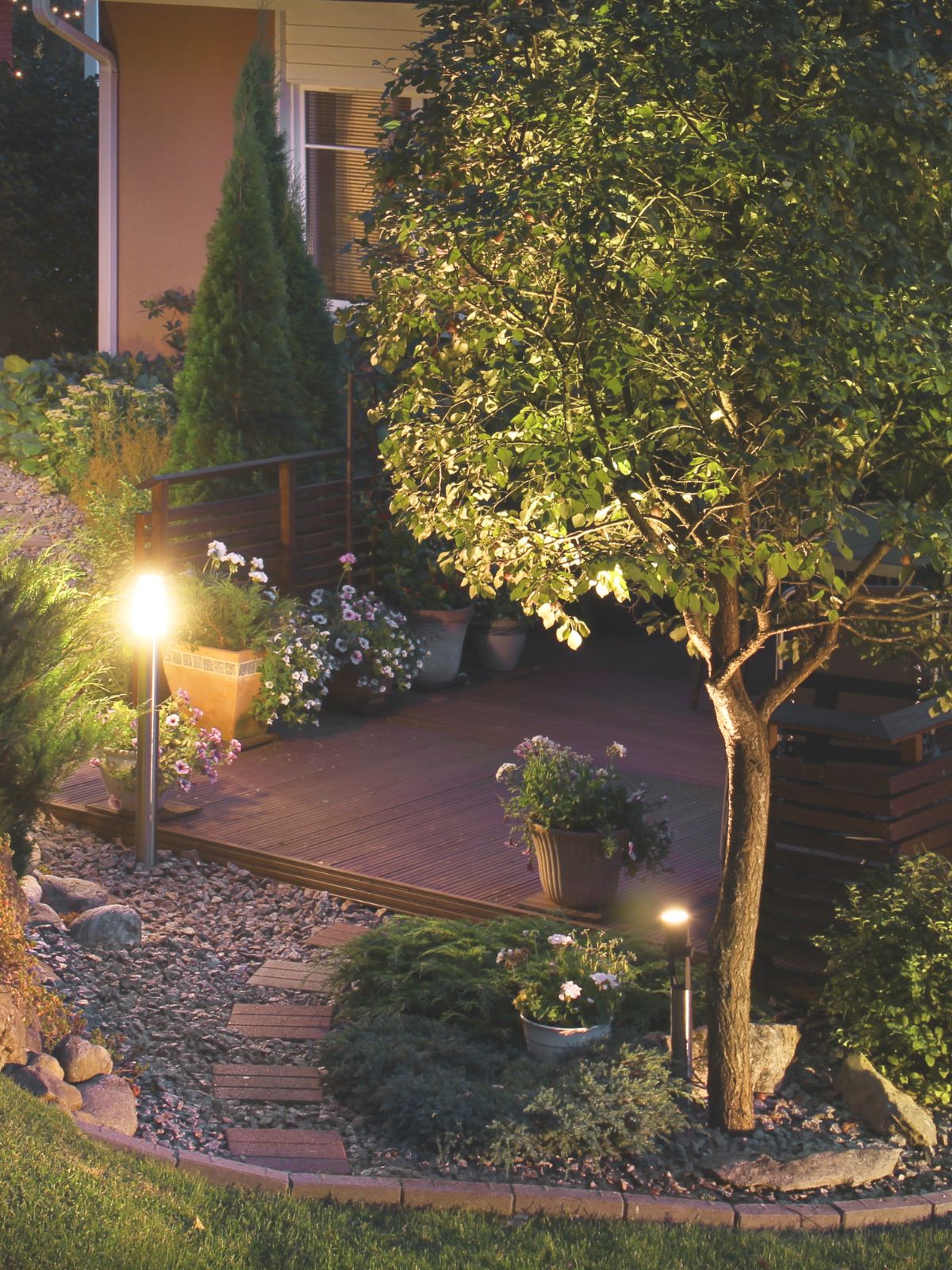 Eclairage du jardin