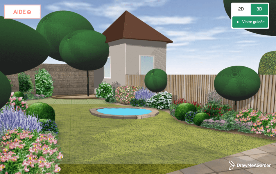 vue modélisation 3D jardin Draw Me A Garden