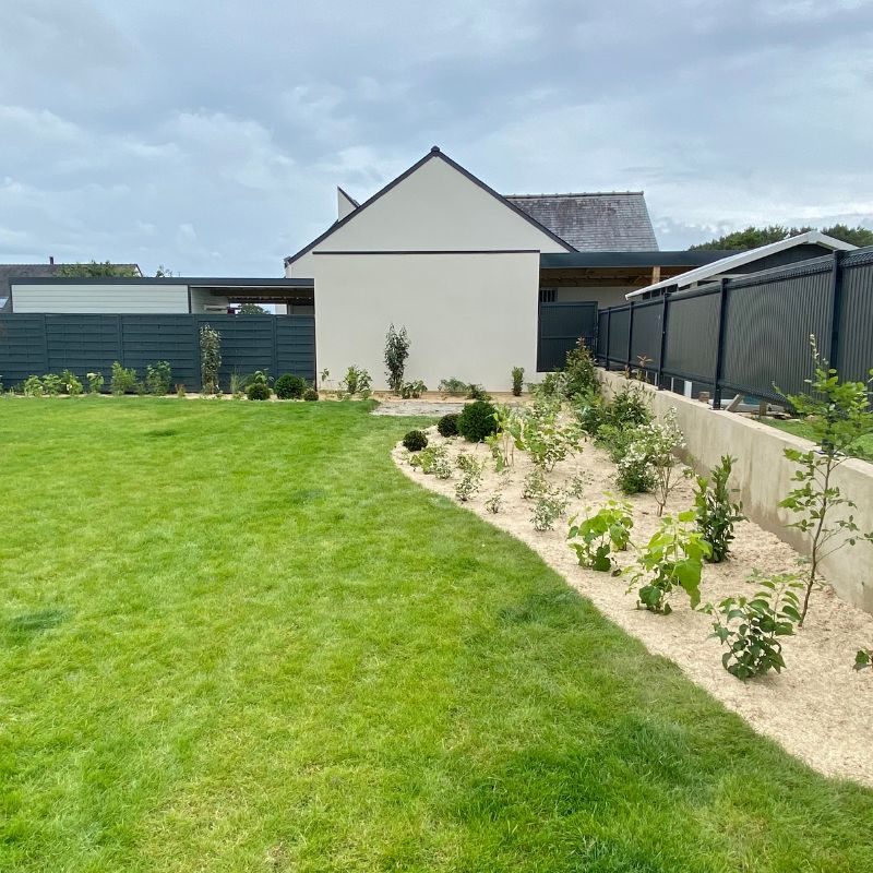 paillage au jardin organique