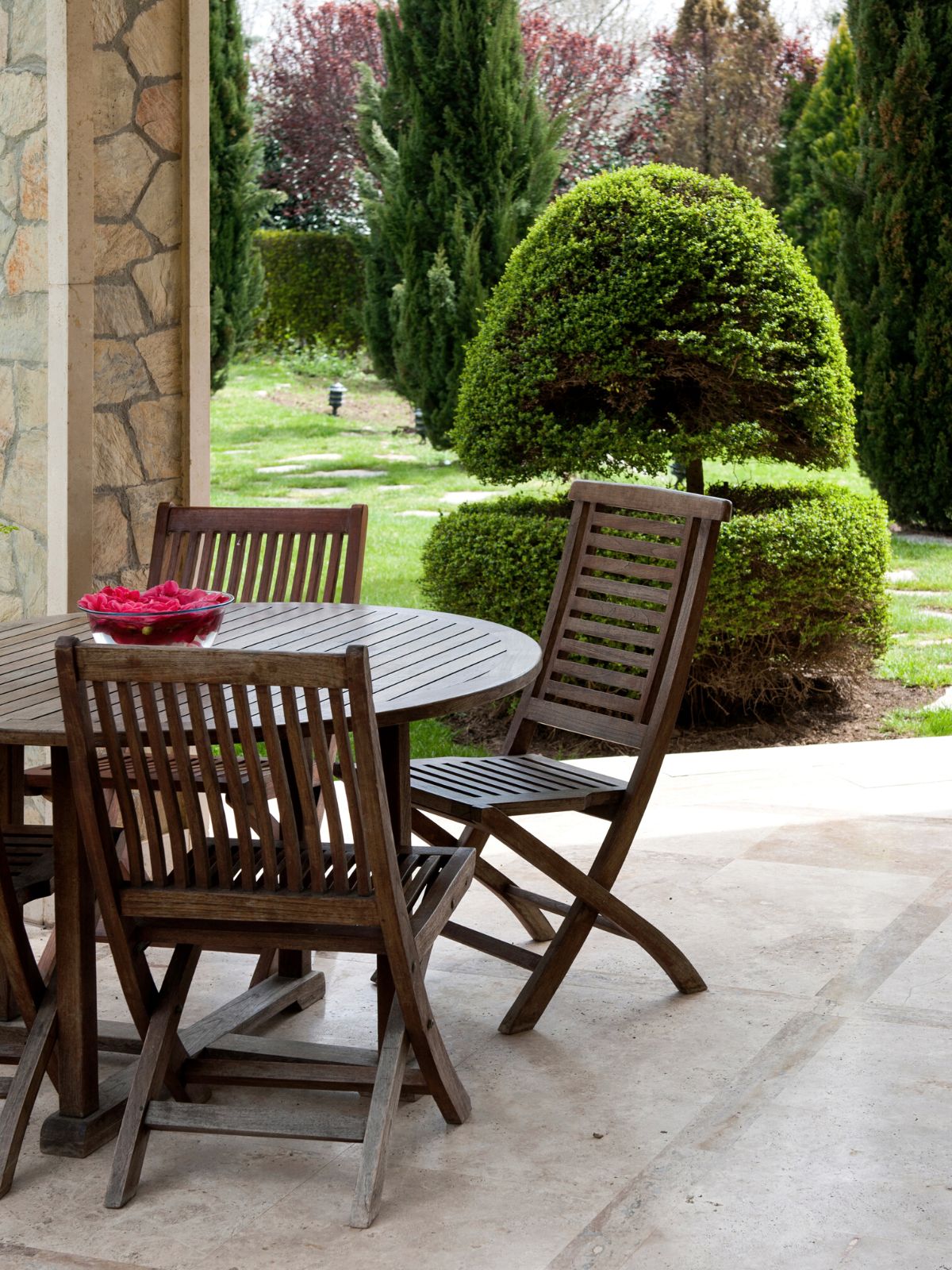 Table au jardin