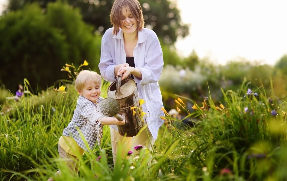 nettoyage de printemps au jardin