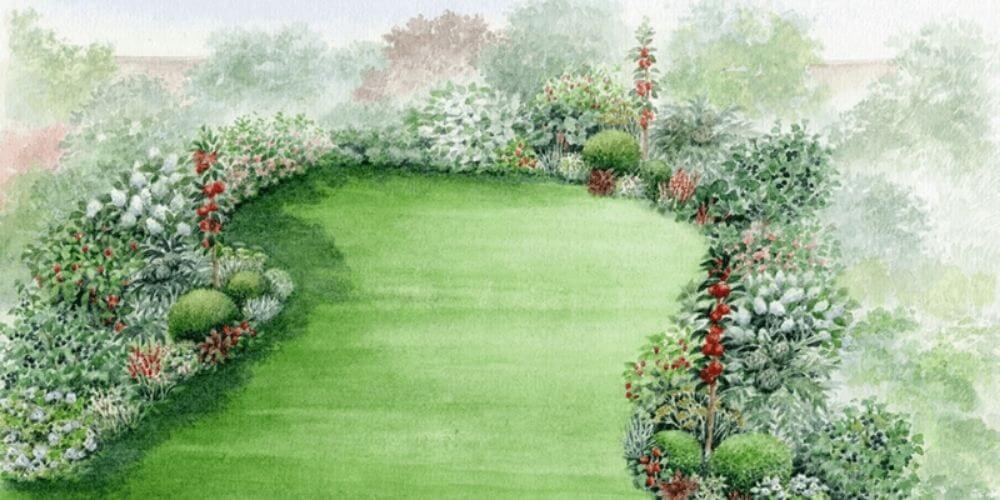 aquarelle noelle le guillouzic jardin