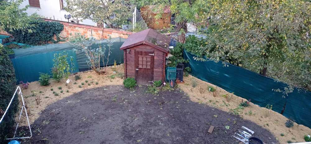 Réalisation avant après jardin Nature Libre à la plantation