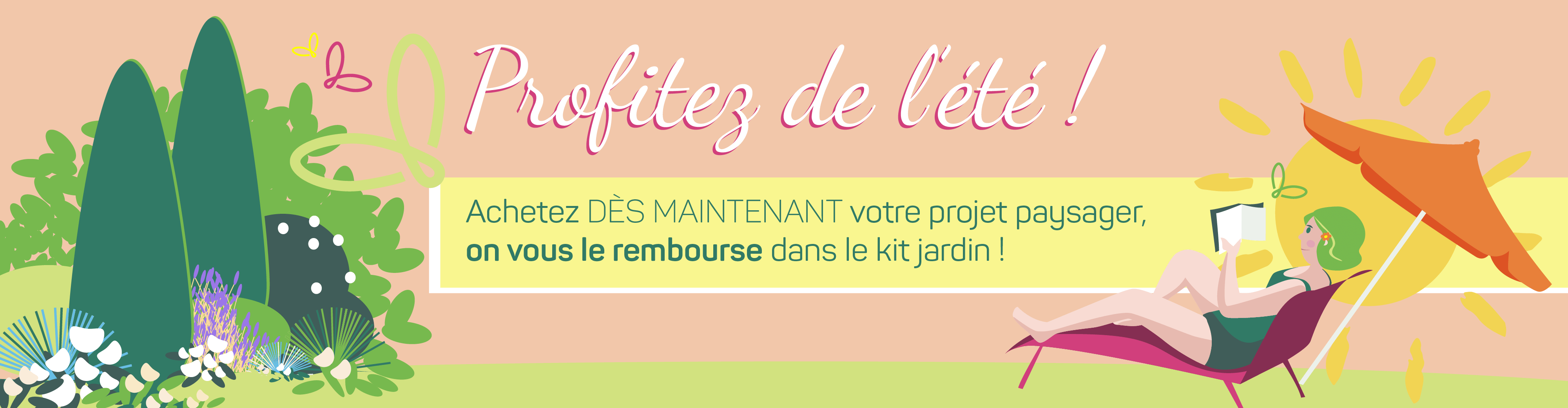 illustration offre de l'été