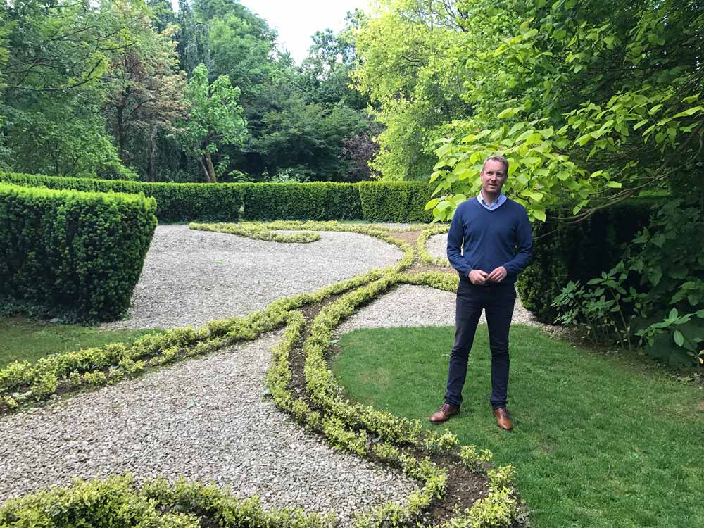 portrait of the landscape expert of draw me a garden, Guillaume Gosse de Gorre