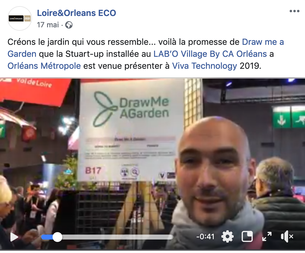 Vidéo sur diffusée sur la page facebook de Loire&Orléans ECO.